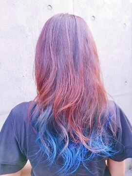 ラマナ(Lamana) ピンクグラデーションブルーカラー【Lamana二子玉川】