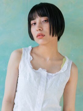 マウロア(MAULOA) 【MAULOA】上品フォルムの大人ボブ 大人ダークカラー 黒髪