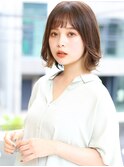 ボブミディアム髪型【30代40代50代】ストレートパーマ