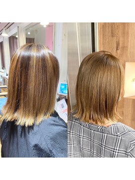 アヴァンス 天王寺店(AVANCE.) 印象の違い×秋カラー×ミルクティーベージュ