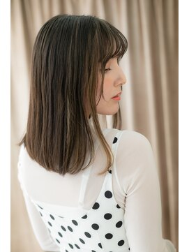 カバーヘア 上尾西口店(COVER HAIR) グレーベージュ大人ハイライト小顔ワンカールZ上尾10代20代30代