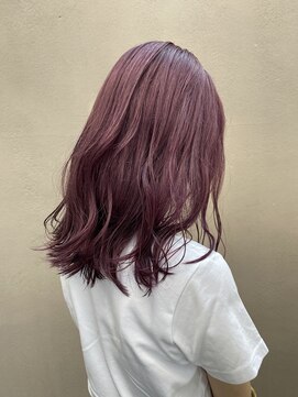 シアン(CYAN) 【CYAN】#10代#20代#ピンクラベンダー#ゆるウェーブ#Wカラー