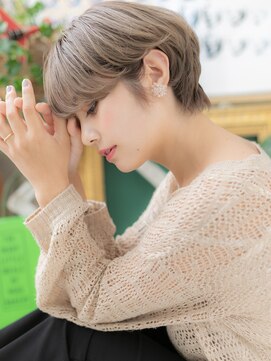 カバーヘア ブリス 戸田公園西口店(COVER HAIR bliss) ★パールグレーシアーグレージュマッシュヘアー10代20代30代★9