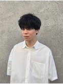 黒髪ナチュラルマッシュ