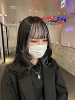 ゲーム 原宿店(GAME)&nbsp;ダブルカラーミルクティーベージュカラーケアブリーチハイトーン