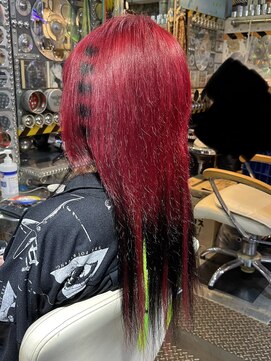 アドネス(ADNESS) カラーとエクステの合わせ技も☆