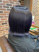 エルバイシオン(aile by sion)&nbsp;☆ダークバイオレット☆外ハネボブ