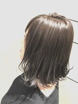 ヘアブランコブランコ 横浜(hair blanco_blanco)&nbsp;似合わせカット/くびれヘア/デザインカラー/艶ボルドー[横浜駅]