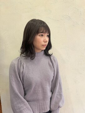 トクテ 吉祥寺(tokute) グレージュカラー/ボブウルフ/黒髪/ココアベージュ