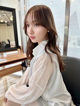 アリスバイアフロート 自由が丘(ALICe by AFLOAT) 小顔サイドバング×おくれ毛カット