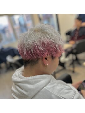 スターズ 渋谷(STARS) クリアホワイト×ホワイトピンク