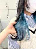 インナーカラー/ブルー