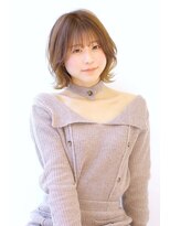 オーロ 千里山店(ORO)&nbsp;20代30代40代50代ボブルフネビージュ小顔ワンレンショート