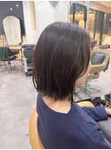 切りっぱなしボブ