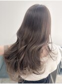 グレージュカラー  くすみベージュ 透明感カラー