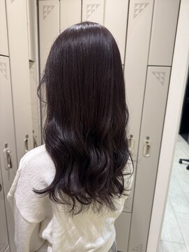 グレースバイハピネス(grace by happiness) 髪質改善 ブリーチ無しダブルカラーピンクブラウン カシスピンク