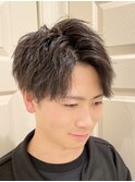 ☆ソフトツイストパーマ風☆軽めセンターパート