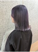 ラベンダーカラー、外ハネボブ