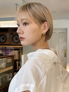 トリコ アヴェダ ららテラス北綾瀬(tricot AVEDA) ハイトーンボブ/ミニボブ/ショートボブ/切りっぱなしボブ/北綾瀬