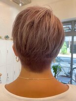ロミー 本厚木(ROMMY.)&nbsp;本厚木☆刈り上げマッシュショート☆刈り上げショートブリーチ☆
