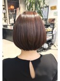 マロンカラー/メテオカラー/ボブ