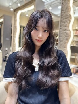 ロンドガーネット 池袋(Lond garnet) オリーブグレー/レイヤーカット/黒髪/マロンベージュ/池袋