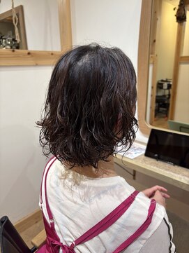 ティピ(tipi) ボブパーマ☆ゆるふわパーマ☆宿里沙也香