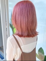 美容師 久保浦&nbsp;絶品かわいいピンク