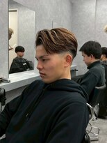 リッチブランドアンドコー(Rich Brand&Co)&nbsp;アップバングセンターパートツイストスパイラルバレイヤージュ