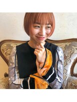 ランフィー(ramphy)&nbsp;オレンジミニボブヘア