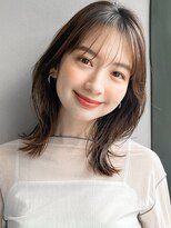 リヤン 表参道(lyann) 大人可愛いピンクベージュ美髪愛されナチュラルカール前髪