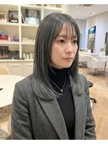 ハーツオオサカ(HE:ARTS OSAKA)&nbsp;くすみグレージュ透明感ダブルカラー