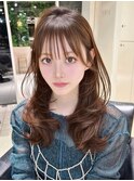 髪質改善/韓国/縮毛矯正/顔周り/ダブルカラー/学割/レイヤー