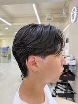 ニコ トウキョウ ヨコハマ(nico)&nbsp;メンズセンターパートウルフセンターパートニュアンスパーマ襟足