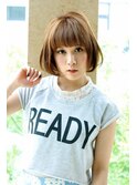 小顔カットで大人可愛いボブ