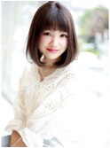ふんわり美シルエット小顔ボブ