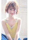 mowen☆オン眉xデザインカラーxマッシュウルフx切りっぱなしボブ