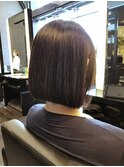 大人可愛い20代30代40代小顔ハネない前下がり