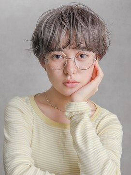 エンクス(enx) 大人可愛い20代30代40代丸みマッシュショート◎
