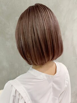 アイティー バイ アルバム 中野店(IT by ALBUM) ミルクティーベージュ_マロンベージュAラインボブ_ba312684