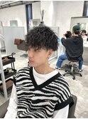 前下がり波ウェーブツイストスパイラル×ハイウエイト