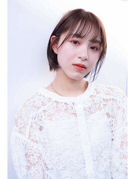 マッシュアンドマッシュアヴェダ ららぽーと福岡店(mash&mash AVEDA) 前髪☆顔周り☆ラベンダーカラー/20代30代40代　ららぽーと福岡