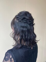 ヘアセット◯ハーフアップ