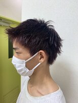 ララ(LALA)&nbsp;スパイキーショート ボルドーカラー