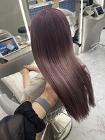 ロンドルーチェ 心斎橋(Lond luce)&nbsp;ダークアッシュ/ミディアムレイヤーカット［髪質改善/縮毛矯正］