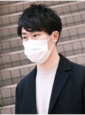メンズ ニュアンスで魅せる緩やかなパーマスタイル