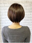 丸みショート/前髪/顔周りカット/透明感/20代30代40代50代