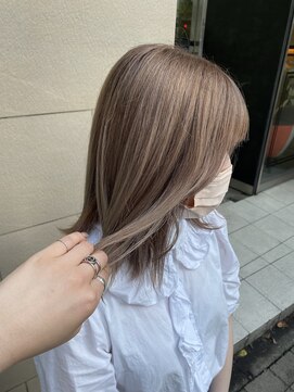 ゼスト 吉祥寺店(ZEST) 【ZEST吉祥寺池田彩音】透明感あふれるグレージュカラー