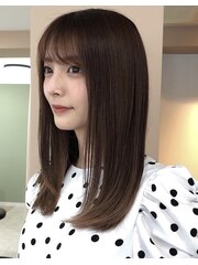 【髪質改善】カラー＋サイエンスアクアトリートメント 