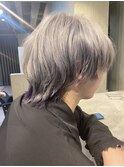 シルバーカラーメンズウルフ